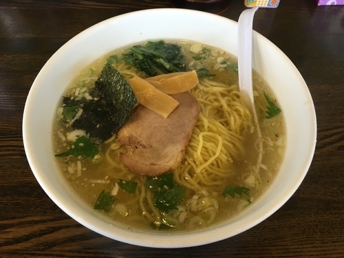 「大葉塩ラーメン   610円」@南京亭 瑞穂店の写真