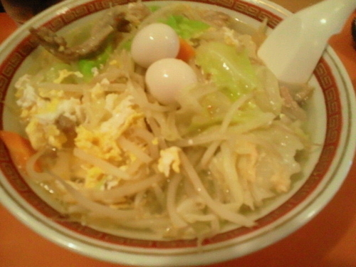 「タンメン 730円」@中華料理 西華の写真