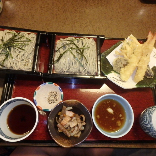 「天ざるそば(1,458円)」@小嶋屋総本店の写真