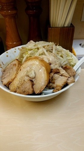 「ラーメン大　アブラ増し」@自家製ラーメン 大者の写真