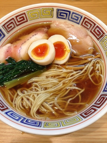 「味玉中華そば」@ほっこり中華そば もつけの写真