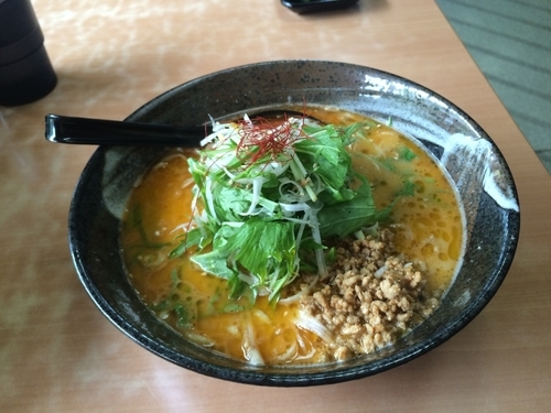 「担々麺（850円）」@和風とんこつらーめん SUGAZOの写真