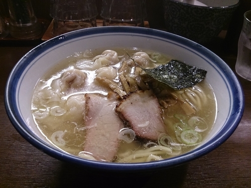 「ミックスわんたんめん(塩)」@麺屋 はやしまるの写真