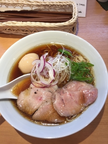 「味玉入り中華ソバ 750円」@mojamojaの写真