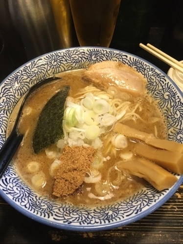 「中華そば750円+煮干し和え玉200円」@狼煙 〜NOROSHI〜の写真