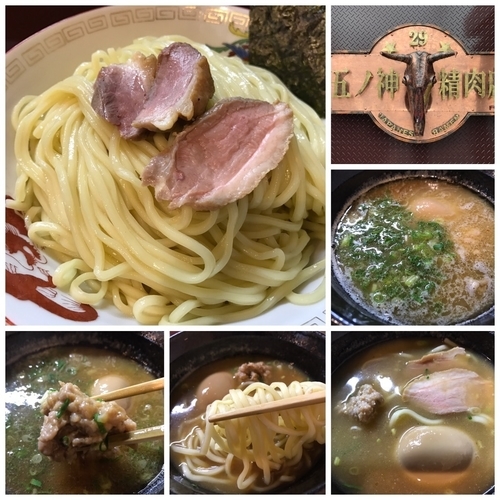 「味玉合鴨つけ麺 880円」@らーめん 五ノ神精肉店 煮干し編の写真