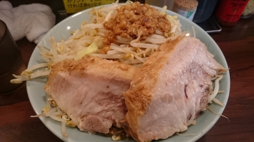 「小ラーメン＋豚マシ」@立川マシマシ SSRの写真