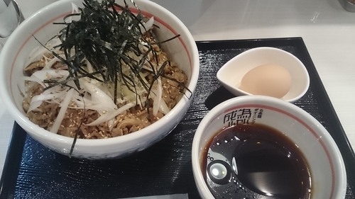 「牛肉そばつけ麺＋麺増し＋肉増し」@らあ麺ダイニング偽セバ成ル。KAKERUの写真