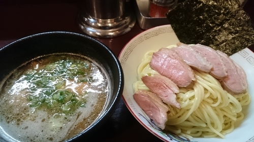 「全部入り合鴨つけ麺￥1100」@らーめん 五ノ神精肉店 煮干し編の写真