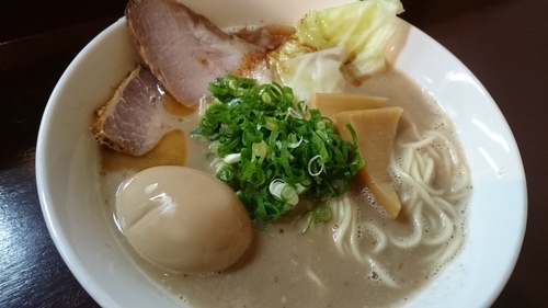 「味たま豚骨ラーメン￥850」@らーめん 五ノ神精肉店 煮干し編の写真