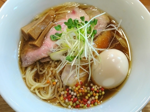 「特製アメオトソバ(醤油)」@アメノオトの写真