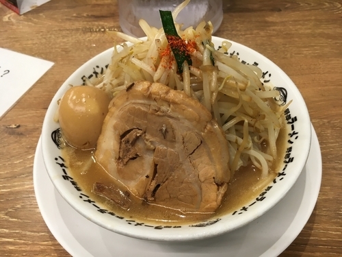 「豚骨味玉野郎【880円】」@野郎ラーメン 綱島店の写真