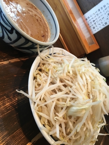 「つけ麺780円(特盛、野菜中盛)」@つけめん らーめん 荒海の写真