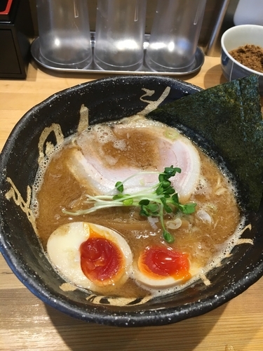 「煮卵にぼしそば￥790」@麺屋 蝉 関大前店の写真