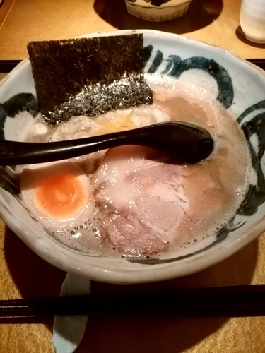 「煮干しそば(塩) 替え玉」@麺屋 音の写真