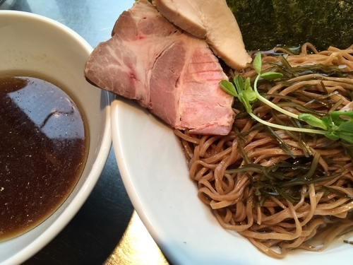 「昆布水つけそば 850円」@さんじの写真