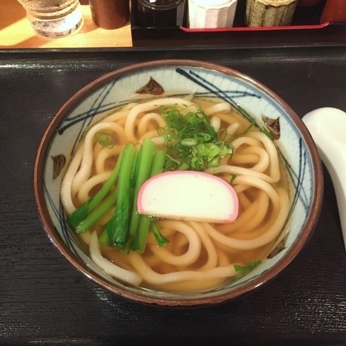 「かけうどん 特小」@平次のおうどん 東府中店の写真