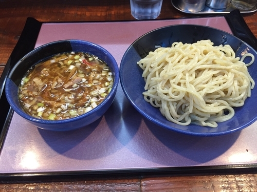 「つけそば(並)」@煮干し背脂極太手もみ麺の店 一本勝負の写真