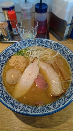 「特製濃厚魚介そば 980円」@麺屋 一燈の写真