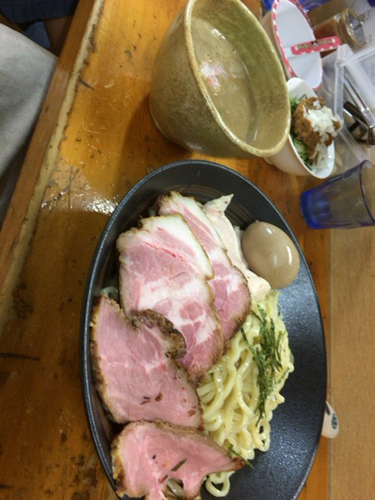 「ズワイガニ つけ麺」@口樂の写真