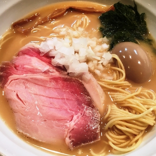 「【限定】純鯛SOBA＋味玉」@七福軒の写真