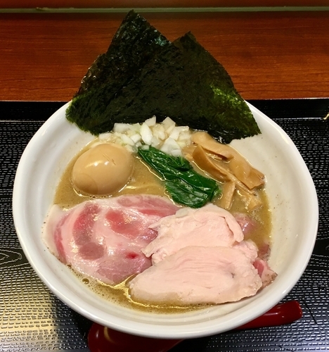 「特製濃厚鶏白湯RAMEN 990円」@RAMEN 火影 ラゾーナ川崎店の写真