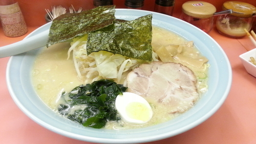 「天国ラーメン+大盛り+瓶ビール」@ラーメンショップ マルキチェーン 拝島店の写真