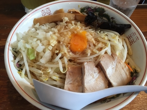 「油めん」@ら〜めん ぽっぽっ屋 晴海トリトン店の写真
