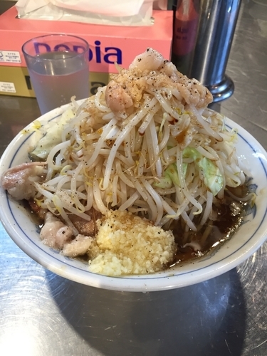 「ラーメン 野菜 ニンニク アブラ」@ラーメン大 下高井戸店の写真