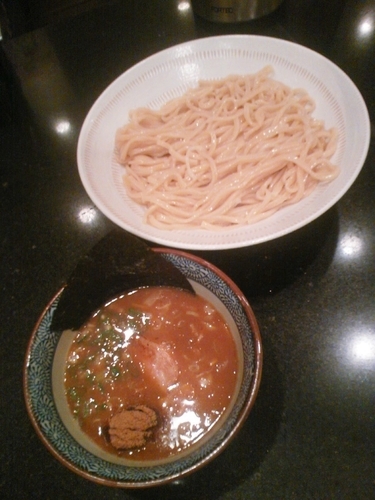 「濃厚地鶏魚介つけ麺８５０円」@青山焼鳥倶楽部の写真