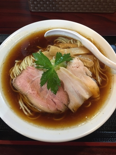 「飛魚だし醤油そば 大盛  800円」@だし廊の写真