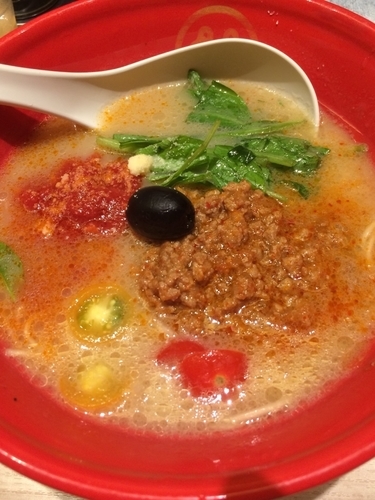 「トマ豚(期間限定)」@TOKYO 豚骨 BASE MADE by 博多一風堂 ecute品川サウス店の写真