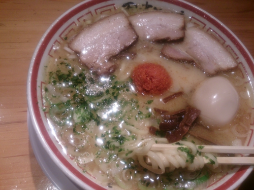 「山形辛味噌＋味玉」@田中そば店 秋葉原店の写真