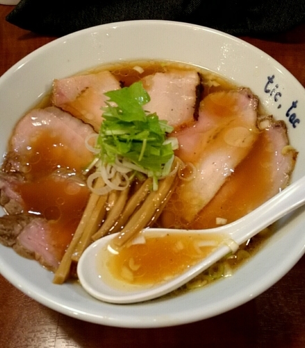 「ら～めん チャーシュー」@手打ら～めん tic,tacの写真
