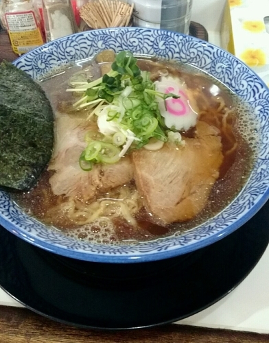 「手打ち煮干し中華そば」@手打ち中華そば 㐂八の写真