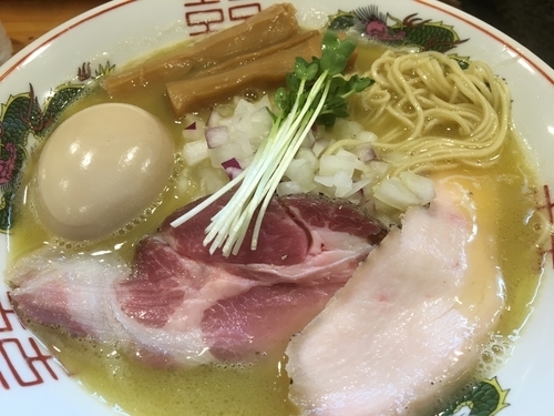 「【限定】濃厚鶏そば800円」@中華蕎麦 みうらの写真