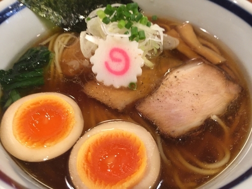 「味玉中華そば（750円）」@中華そば 志の田の写真