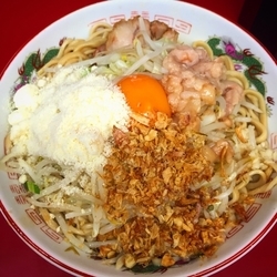 汁なしラーメン