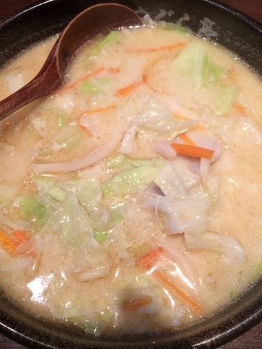 「クリーミーたんめん+餃子」@支那そば やぐら亭の写真