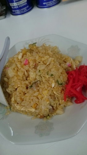 「Aランチ  半チャーハン  ９００円」@手打らーめん やまだの写真