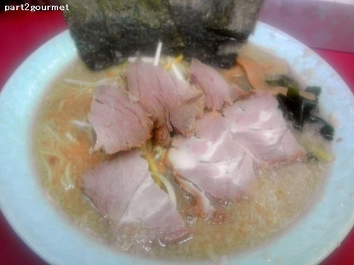 「ネギチャーシューメン 太麺 (840円)」@ラーメンショップ 牛久結束店の写真