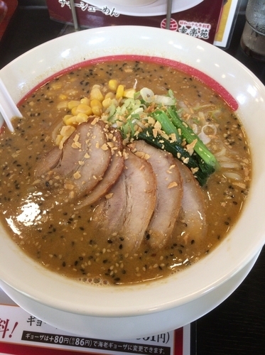 「味噌チャーシュー麺（大盛り無料）」@幸楽苑 神栖店の写真
