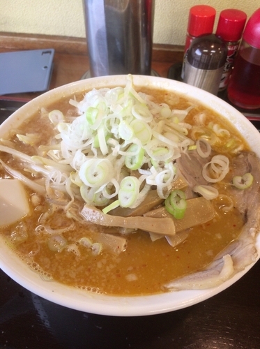 「味噌ラーメン大盛り」@北海とんこつらーめん 純輝 神栖店の写真