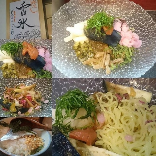 「限定冷やし「香氷」」@烈志笑魚油 麺香房 三くの写真