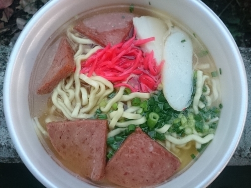 「ポークそば ￥670」@リトル沖縄 西武ドーム店の写真