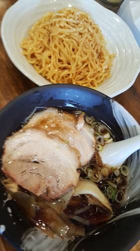 「辛みつけ麺」@麺屋こはくの写真