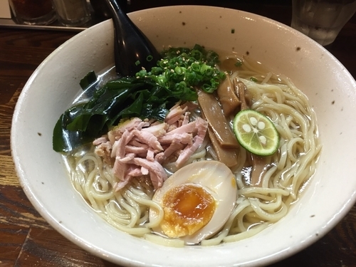 「冷しイリコそば」@中華そば いぶきの写真