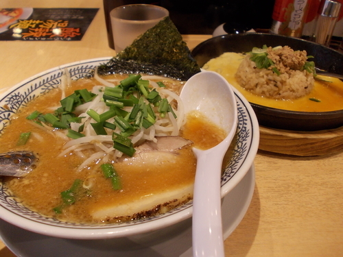 「チャーハンランチA(熟成味噌ラーメンに変更)」@丸源ラーメン 練馬関町店の写真