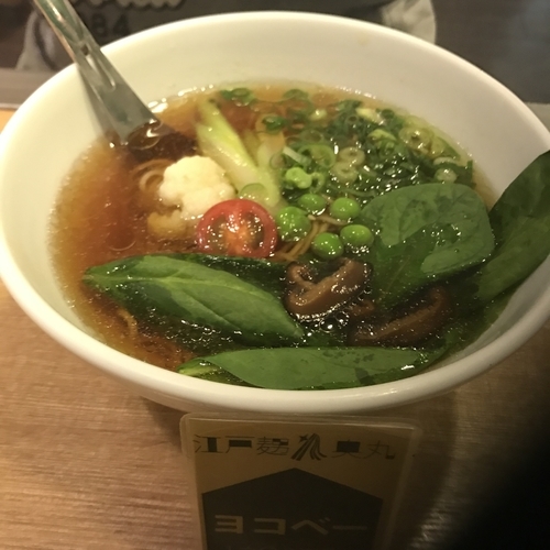 「ミニ ベジ醤油ラーメン￥570」@CASA LUCAの写真