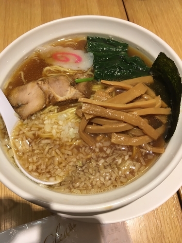 「極み煮干しそば」@銀座 朧月 鶏処の写真